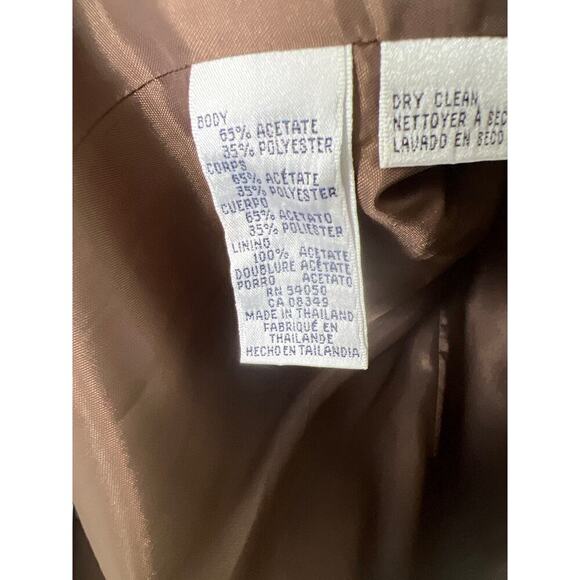 Rena Rowan Women’s Brown Pants Suit Size 14. - Picture 8 of 8